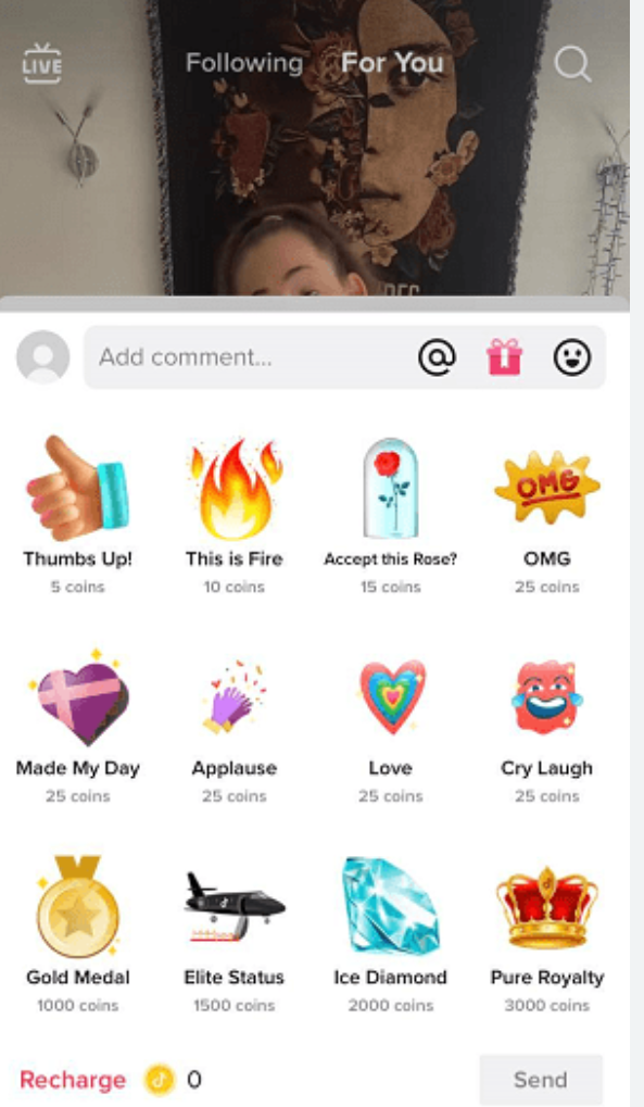 TikTok Live Explained: How To Get Coins, Send Gifts, Receive Diamonds, &  Cash Out 