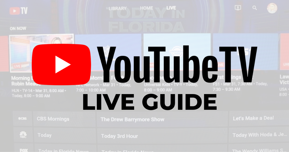 Youtube deals tv live