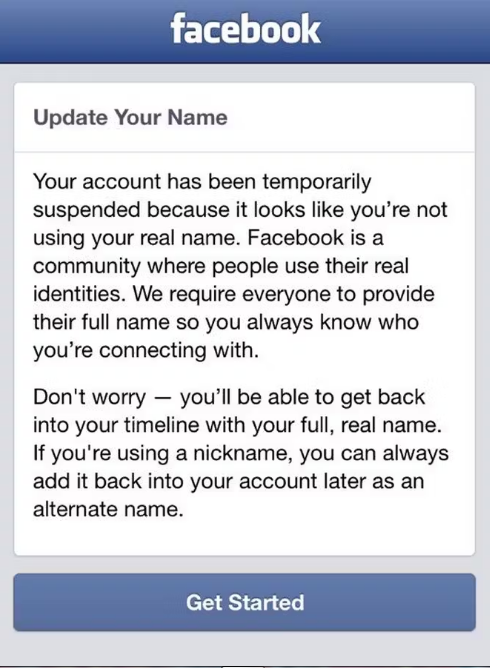 update your name