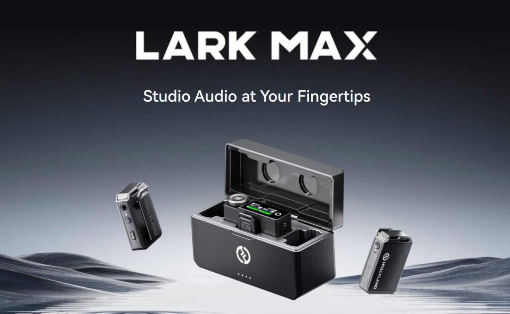 record audio using hollyland lark max 