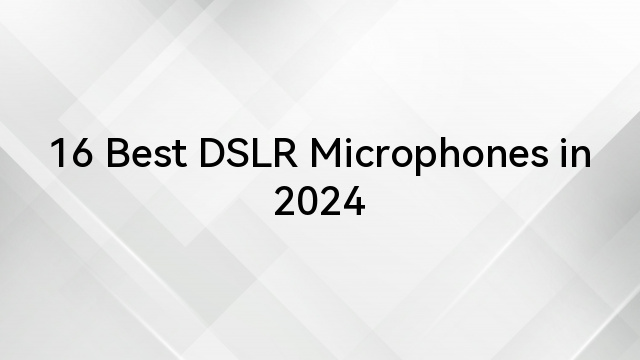 16 Best DSLR Microphones in 2024