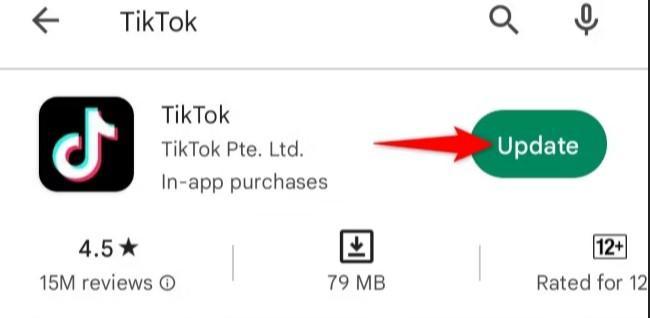 update tiktok